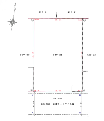秋葉区車場3丁目 売地