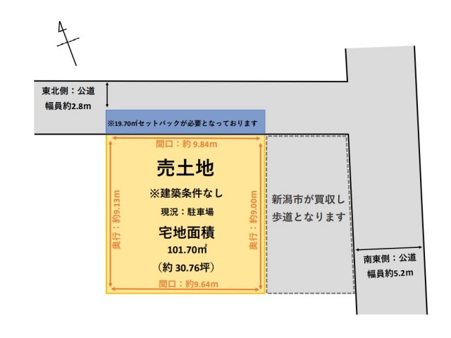 田中町　売地